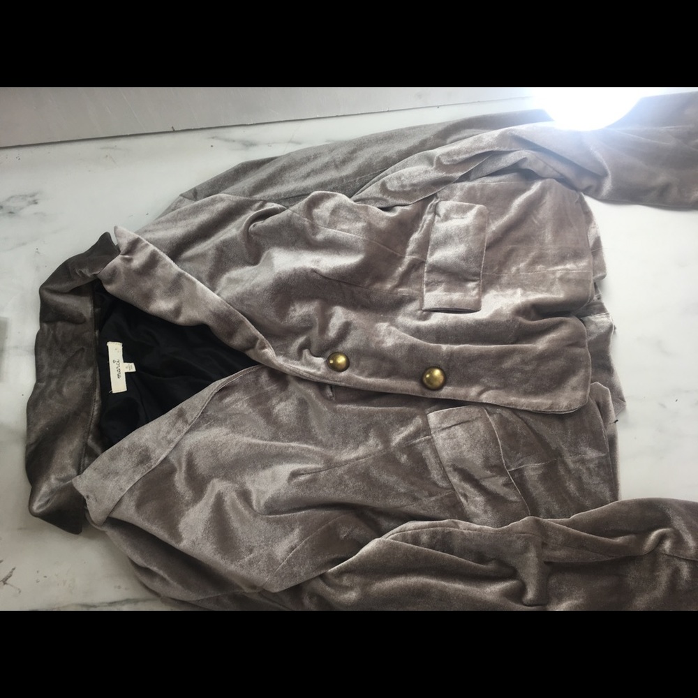 Velvet cardigan